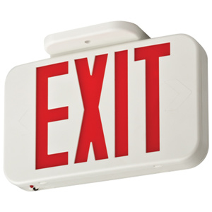 Lithonia Illuminated Switchable Color Emergency Exit Signs Universal