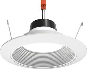 Lithonia 6RLD Recessed LED Downlights 120 V 8 W 6 in 3000 K White Dimmable 700 lm