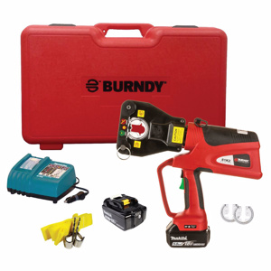 Burndy PATRIOT® Battery-actuated Crimpers Latch (Uncovered) 6 Ton Dieless Cordless