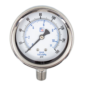 Blue Ribbon BR302 Analog Pressure Gauges