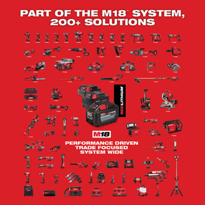 Kits -  Milwaukee M18™ Cable Stripper Kits 1/0 - 500 kcmil Cu RHW/RHH/USE Black/Red Straight