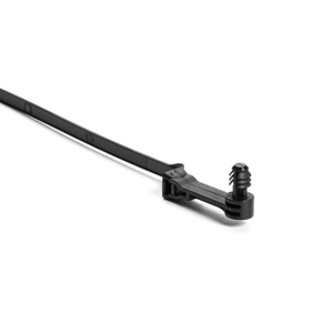 Hellermann-Tyton Cable Ties With Clip Black 1000 per Pack