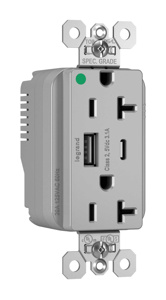 PTTR20HACUSBGRY PLUGTAIL