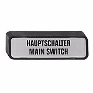 Rockwell Automation Main Switch Legend Plates