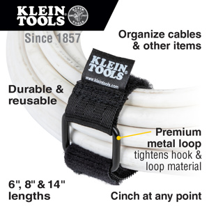 Klein Tools Hook and Loop Cinch Straps