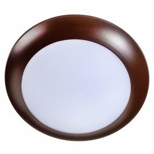 Southwire SDL Surface Mount LED Downlights 120 V 15 W 6 in 2700/3000/3500/4000/5000 K Bronze Dimmable 1230 lm