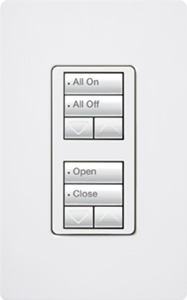 Lutron RadioRA2 2-Button Neutral Wire Hybrid Dimming Keypads