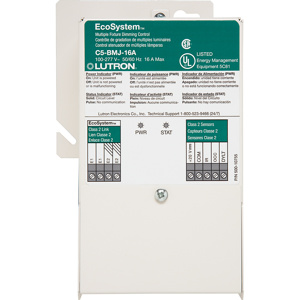 Lutron EcoSystem Dimming Power Modules EcoSystem digital bus, IR receiver, daylight sensor, occupancy sensor 16 A ELV, Fluorescent, Halogen, Incandescent, MLV, Neon/Cold Cathode