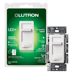 Lutron Lumea Dimmers Rocker/Slide 16 A CFL, Halogen, Incandescent, LED