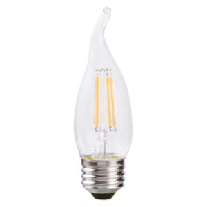 Sylvania B10 LED Lamps 5.5 W Medium (E26) 2700 K Dimmable 90 CRI 500 lm