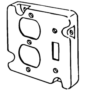 Appleton Emerson 4-11/16 Square Box Industrial Covers