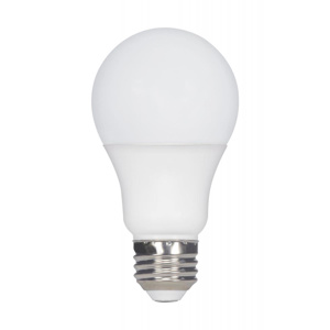 Satco Products A19 LED Lamps 9.8 W Medium (E26) 4000 K Non-dimmable 80 CRI 800 lm