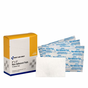 First Aid Only® Sterile Non-adherent Pads 2 x 3 in 10 Per Box *Not Made with Natual Rubber Latex*