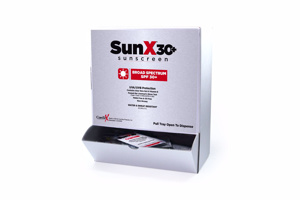 Coretex SunX™30+ SPF 30 Sunscreen Packets 2 per Packet, 50 Packets Per Box