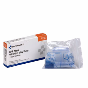 First Aid Only® Valved CPR Masks 1 Per Box