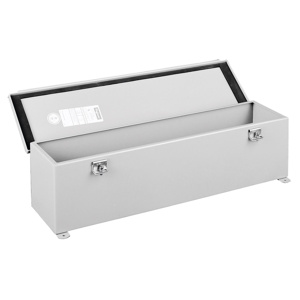 nVent HOFFMAN NEMA 12 Hinge Cover Steel Wiring Troughs 12 x 12 x 48 in Without Knockouts