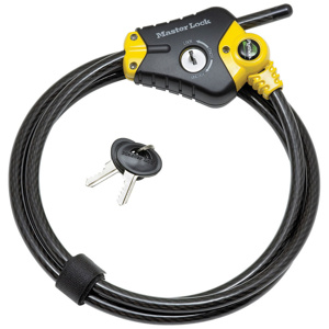 Master Lock Python™ Adjustable Locking Cables Steel, Vinyl