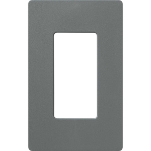 Lutron Standard Decorator Wallplates 1 Gang Slate Plastic Surface
