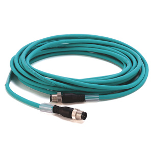 Rockwell Automation 1585D-M4 Ethernet Cables M12 Straight Male Micro style QD Straight Male