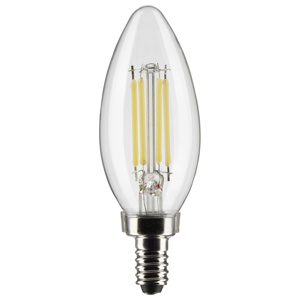 Satco Products B11 Candelabra LED Lamps B11 3000 K 5.5 W Candelabra (E12)