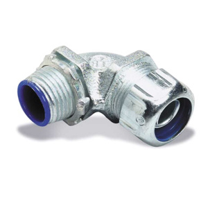 ABB Thomas & Betts 5300 Series 90 Degree Liquidtight Connectors Insulated 1/2 in Compression x Threaded Malleable Iron