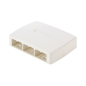 Panduit Mini-Com CBXQ6 Series Six Port Surface Mount Boxes