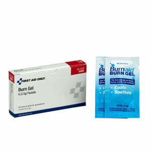 First Aid Only® Burn Gels 3.5 g 6 Packets per Box