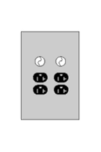 ABB Midwest Electric Unmetered Surface Temporary Power Outlets