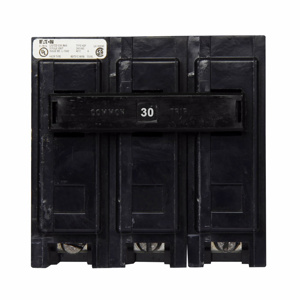 Eaton Quicklag® HQP Cable-in / Cable-out Miniature Circuit Breakers 30 A 240 VAC 10 kAIC 3 Pole