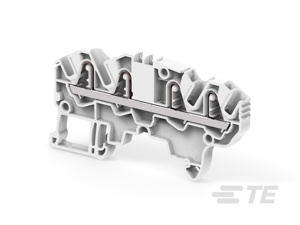 TE Connectivity ZK2.5-4P Pi-Spring Feed-Through Terminal Blocks
