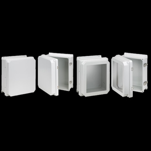 nVent HOFFMAN Wall Mount Overlapping Cover Weatherproof Enclosures Fiberglass 20 x 18 x 10 in NEMA 4X