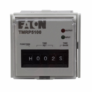 Eaton TMRP Series Timing Relays 12 - 240 V 12 A 0.10 sec - 9990.00 hrs DPDT