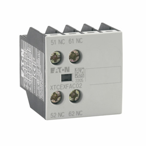 Eaton XT Series Control Relay Auxiliary Contacts 2 NC Top Mounted