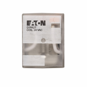 Eaton Plug-in Ice Cube Relays 24 VAC Square Base 8 Pin 15 A DPDT