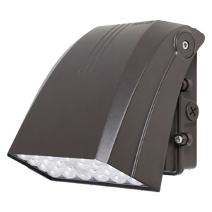 Sylvania SLMWCPK Slim Wallpacks LED 120 - 347 V 30/45/60 W Cutoff 4200/6300/8400 lm 3000/4000/5000 K Bronze