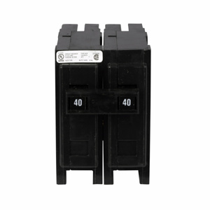 Eaton Quicklag® HQP Cable-in / Cable-out Miniature Circuit Breakers 40 A 120/240 VAC 10 kAIC 2 Pole