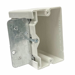 Allied Moulded Nonmetallic <em class="search-results-highlight">Switch</em> / Outlet Boxes 1 Gang Bracket New Work 3.56 in