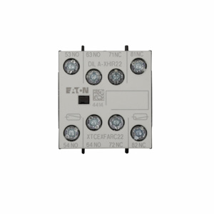 Eaton XT Series Control Relay Auxiliary Contacts