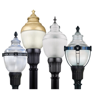Holophane Washington Acorn LED Post Top Light Fixtures LED