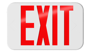 RAB Lighting Illuminated Emergency Exit Signs