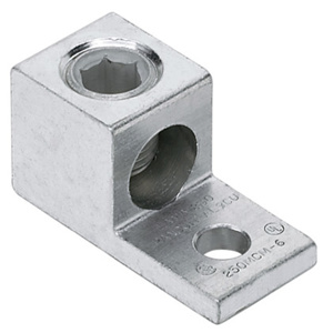 Panduit LAMA Series 1-hole Aluminum Single Barrel Lugs Aluminum 4 AWG - 500 kcmil