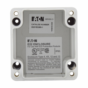 Eaton E22 Series Push Button Enclosures
