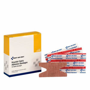 First Aid Only® Adhesive Bandages 50 Per Box Fabric Latex-free