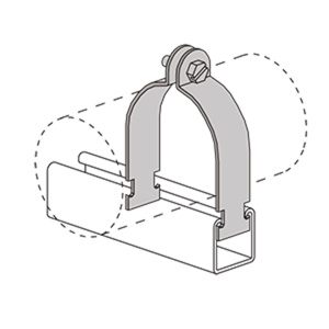 Wesanco Side Mount Rigid / IMC Strut <em class="search-results-highlight">Straps</em> 6 in Rigid