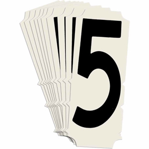 Brady 6450 Condensed Gothic Numbers and Letter Labels
