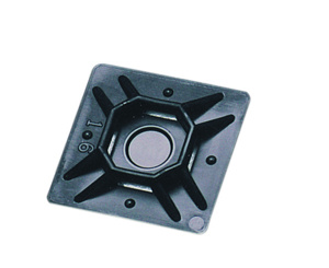 Ideal Cable Tie Mounts Black Adhesive Mount