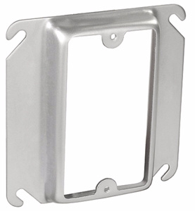 Southwire 4 Square Box Plaster Rings 1 Gang Raised 5/8 in
