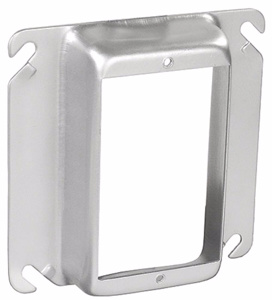 Southwire 4 Square Box Plaster Rings 1 Gang Raised 1 in