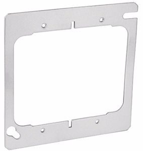Southwire 4 Square Box Plaster Rings 2 Gang Flat