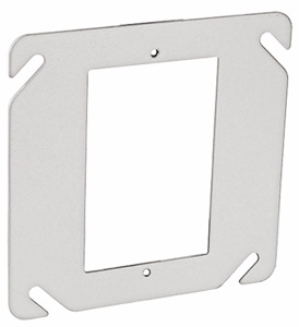 Southwire 4 Square Box Plaster Rings 1 Gang Flat